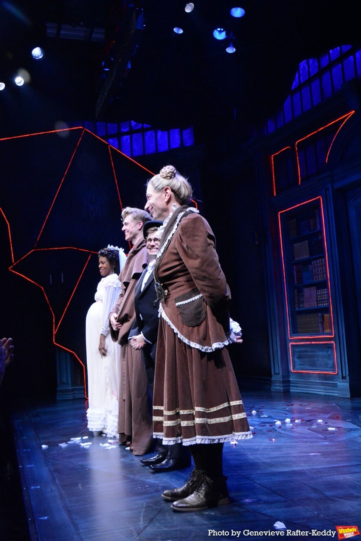 Ellen Harvey, Jordan Boatman, James Daly, Andrew Keenan-Bolger and Arnie Burton at 