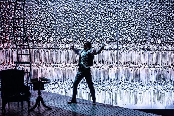 Brent Harris in The Screwtape Letters. Photo courtesy of the production. Photo