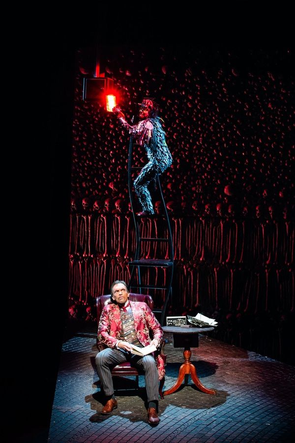 Brent Harris & Shiloh Goodin in The Screwtape Letters. Photo courtesy of the producti Photo