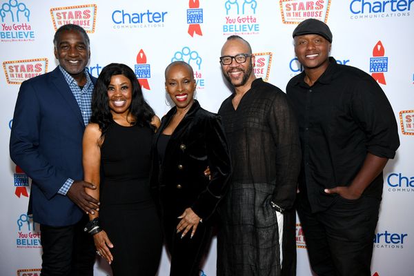 NEW YORK, NEW YORK - SEPTEMBER 18: (L-R) Norm Lewis, Sharon Catherine Brown, Brenda B Photo