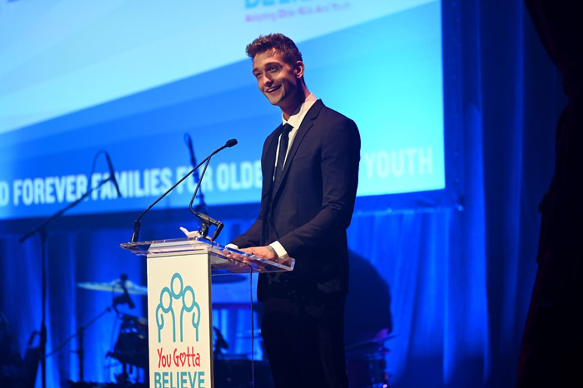 NEW YORK, NEW YORK - SEPTEMBER 18: Cody Saintgnue speaks onstage during the 9th Annual 'Voices: Stars For Foster Kids' Benefit Concert hosted by You Gotta Believe at Town Hall on September 18, 2023 in New York City. (Photo by Jenny Anderson/Getty Images for You Gotta Believe) at 
