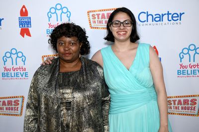 NEW YORK, NEW YORK - SEPTEMBER 18: Comfort and Natascha attend the 9th Annual "Voices Photo