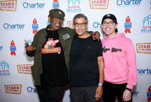 NEW YORK, NEW YORK - SEPTEMBER 18: (L-R) Anthony Geathers, Mark Braverman, and JT Dur Photo