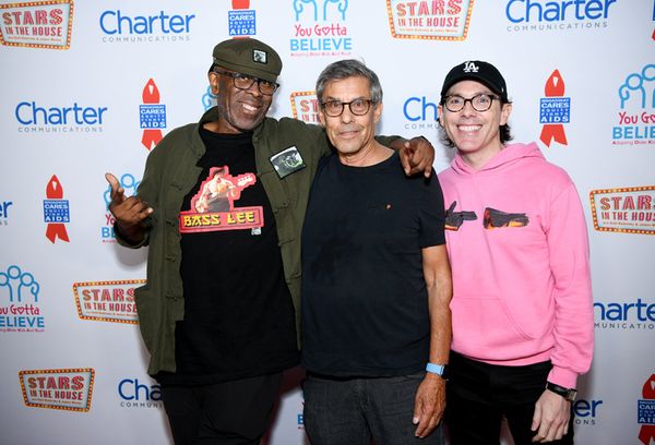 NEW YORK, NEW YORK - SEPTEMBER 18: (L-R) Anthony Geathers, Mark Braverman, and JT Dur Photo