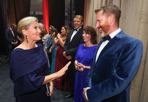 HRH meeting the cast and the show’s hosts BBC Radio Solent’s Lou Hannan and Broad Photo