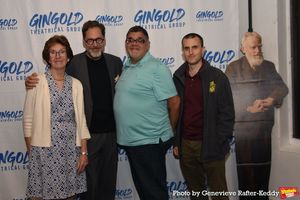 Pamela Singleton (Gingold Board Chair), David Staller, Greg Santos )(Managing Producer) and Sean Bertrand (Managing Producer Associate) @ BroadwayWorld Pamela Singleton (Gingold Board Chair), David Staller, Greg Santos )(Managing Produce Photo