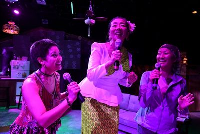 RINABETH APOSTOL, KEIKO  CARREIRo and NICOLE TUNG Photo