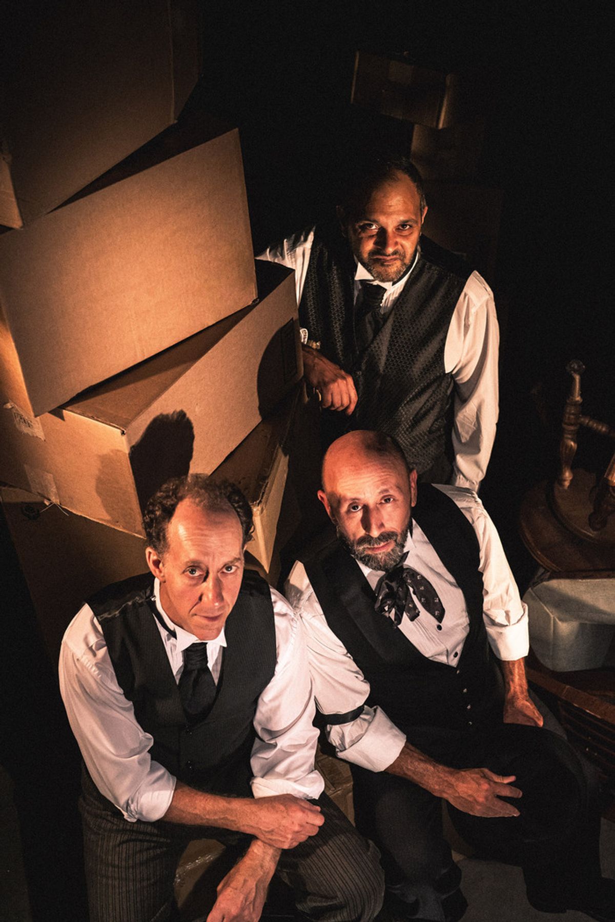 Joey Slotnick, Mitchell Fain, Anish Jethmalani at 