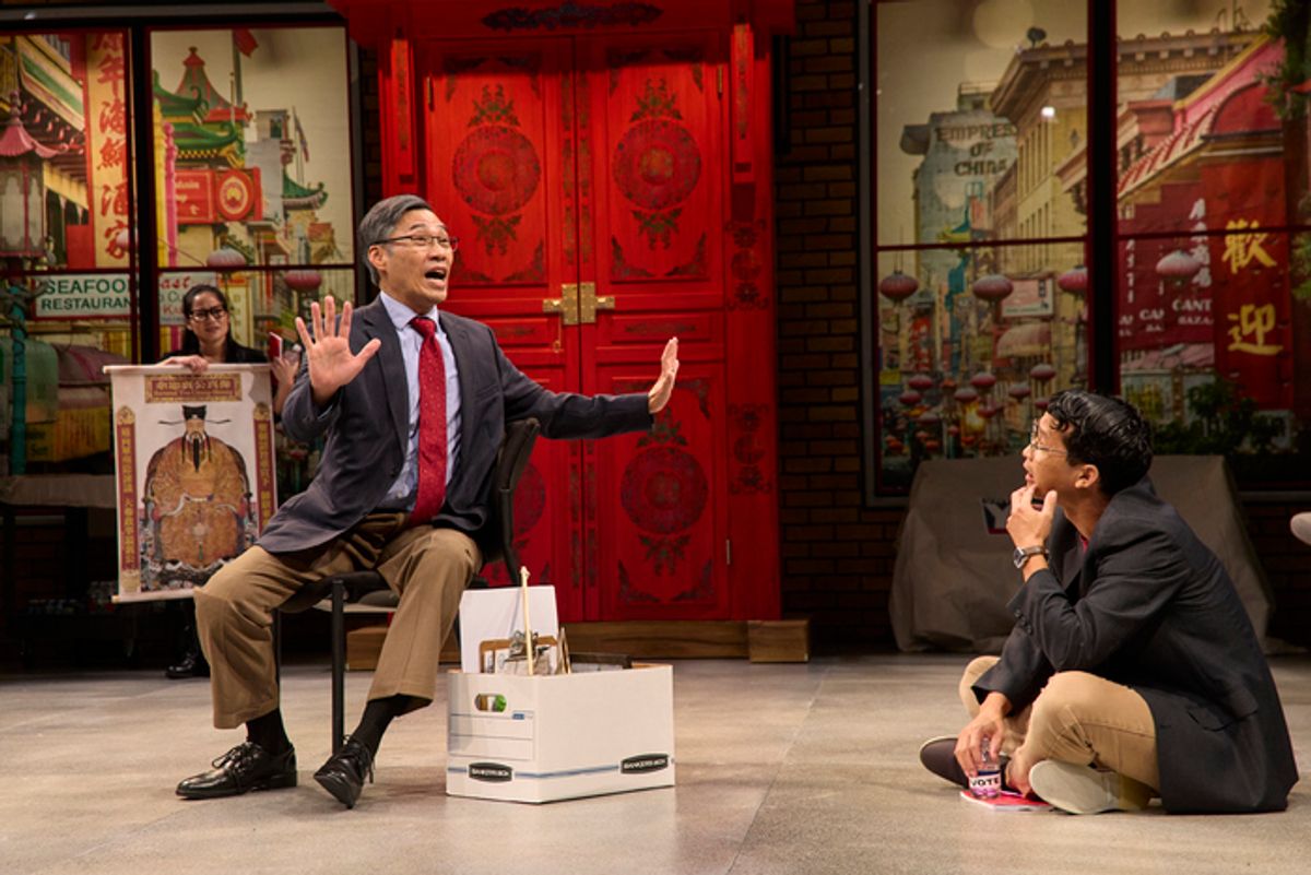 Sylvia Kwan, Grant Chang and Jacob Yeh at 