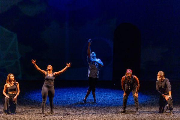 Kelley Curran, Jennifer Mogbock, Mister Fitzgerald, Jason Bowen, and Michael Laurence Photo