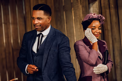 Leslie Odom, Jr. and Kara Young  Photo