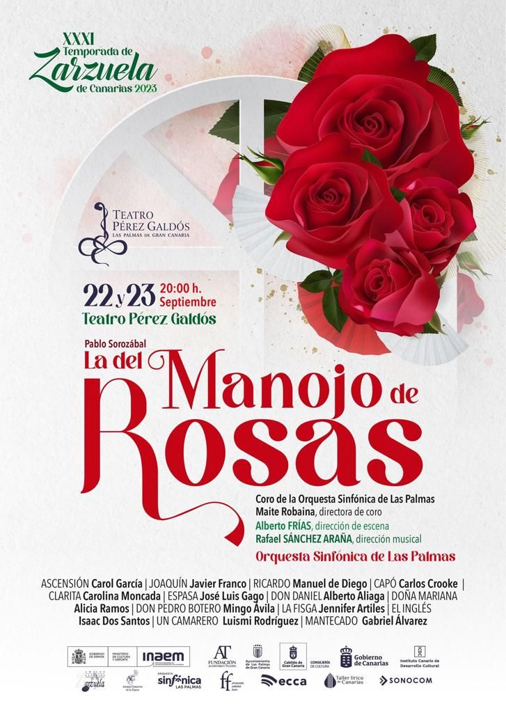 LA DEL MANOJO DE ROSAS inicia la temporada de Zarzuela de Canarias  Image