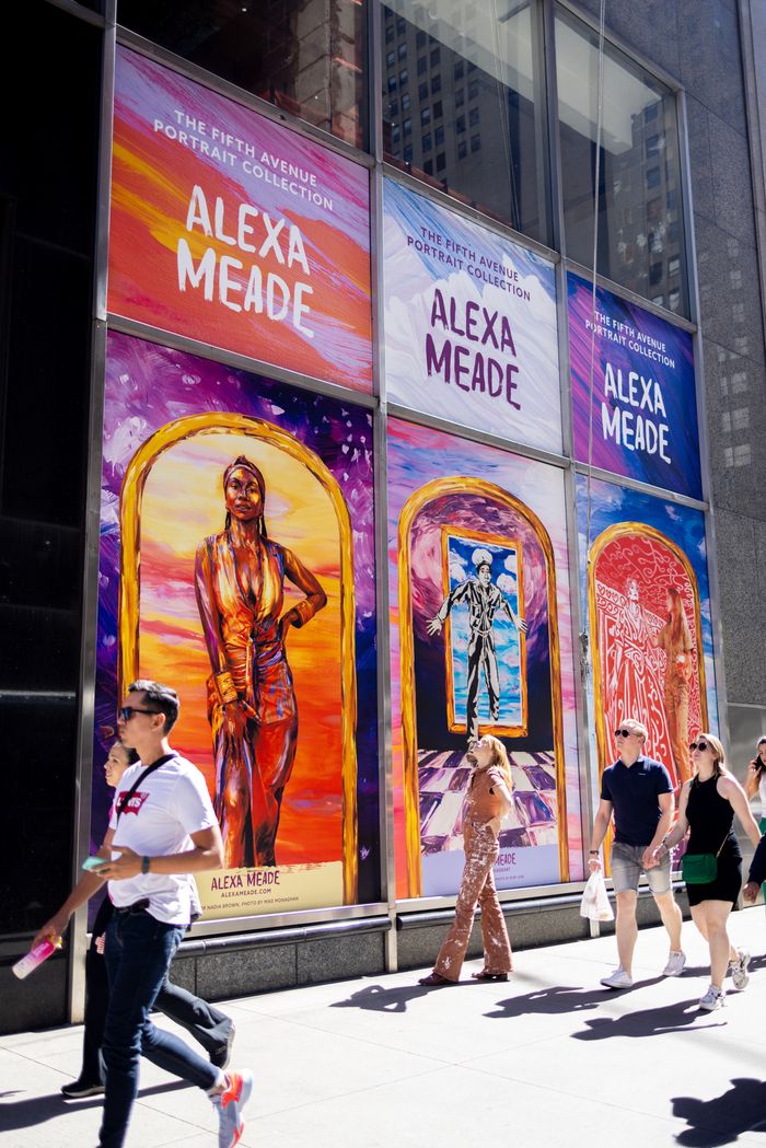 Photos & Video: Brian Stokes Mitchell, Julia Lester & More On Display in The Fifth Avenue Portrait Collection by Alexa Meade  Image