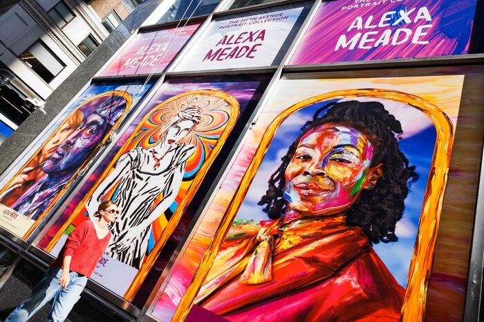 Photos & Video: Brian Stokes Mitchell, Julia Lester & More On Display in The Fifth Avenue Portrait Collection by Alexa Meade  Image