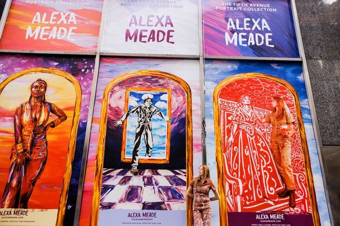 Photos & Video: Brian Stokes Mitchell, Julia Lester & More On Display in The Fifth Avenue Portrait Collection by Alexa Meade  Image