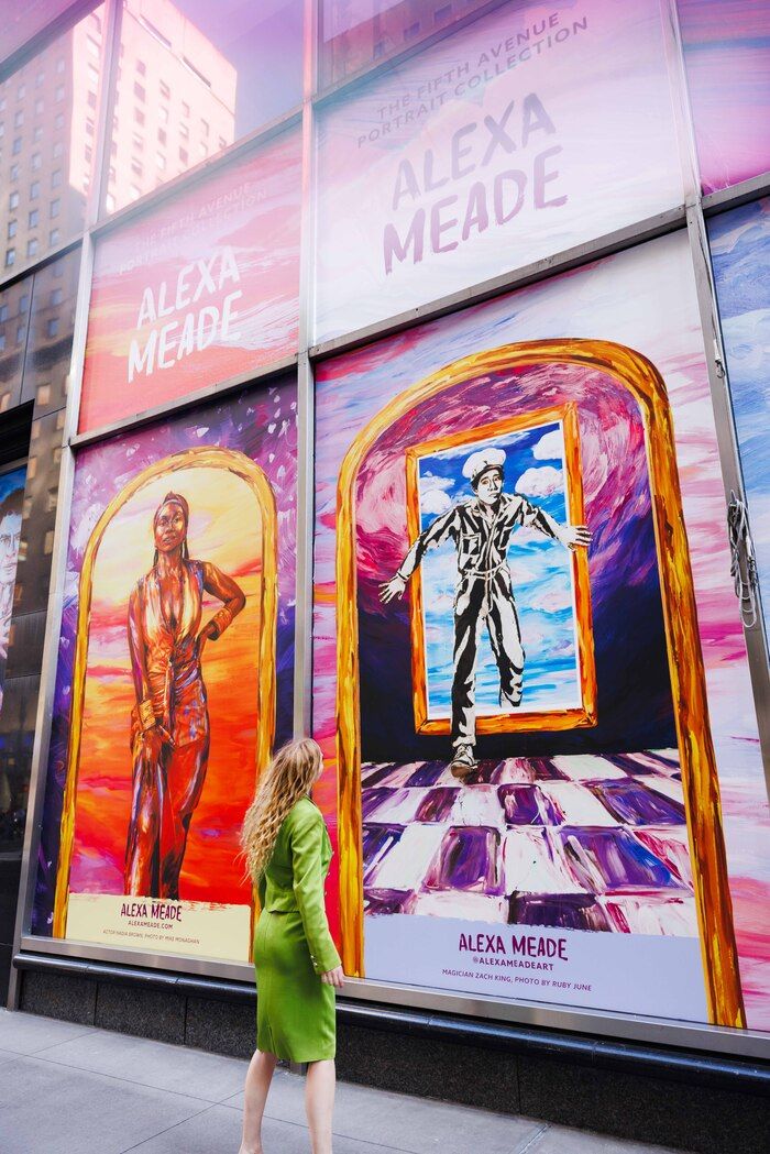 Photos & Video: Brian Stokes Mitchell, Julia Lester & More On Display in The Fifth Avenue Portrait Collection by Alexa Meade  Image