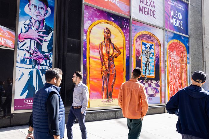 Photos & Video: Brian Stokes Mitchell, Julia Lester & More On Display in The Fifth Avenue Portrait Collection by Alexa Meade  Image