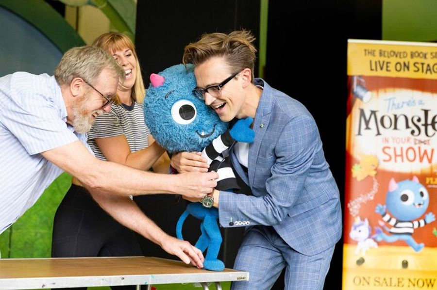 Video/Photos: Full Cast Set and First Look at UK Tour of THERE'S A MONSTER IN MY SHOW Image