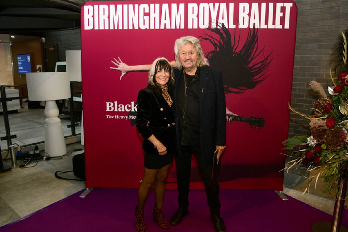 Bev Bevan and guest at 