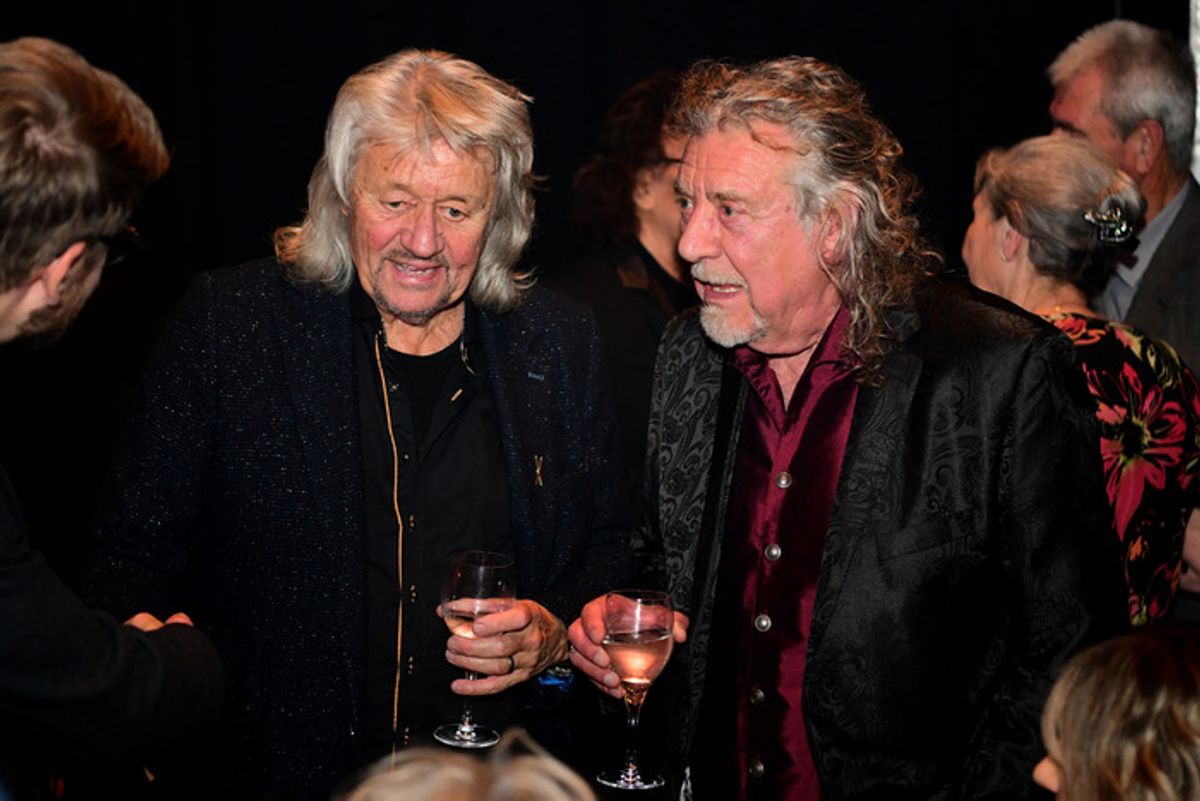 Bev Bevan and Robert Plant at 