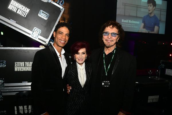 Carlos Acosta, Sharon Osbourne, Tony Iommi Photo