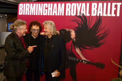 Robert Plant, Tony Iommi, Bev Bevan Photo