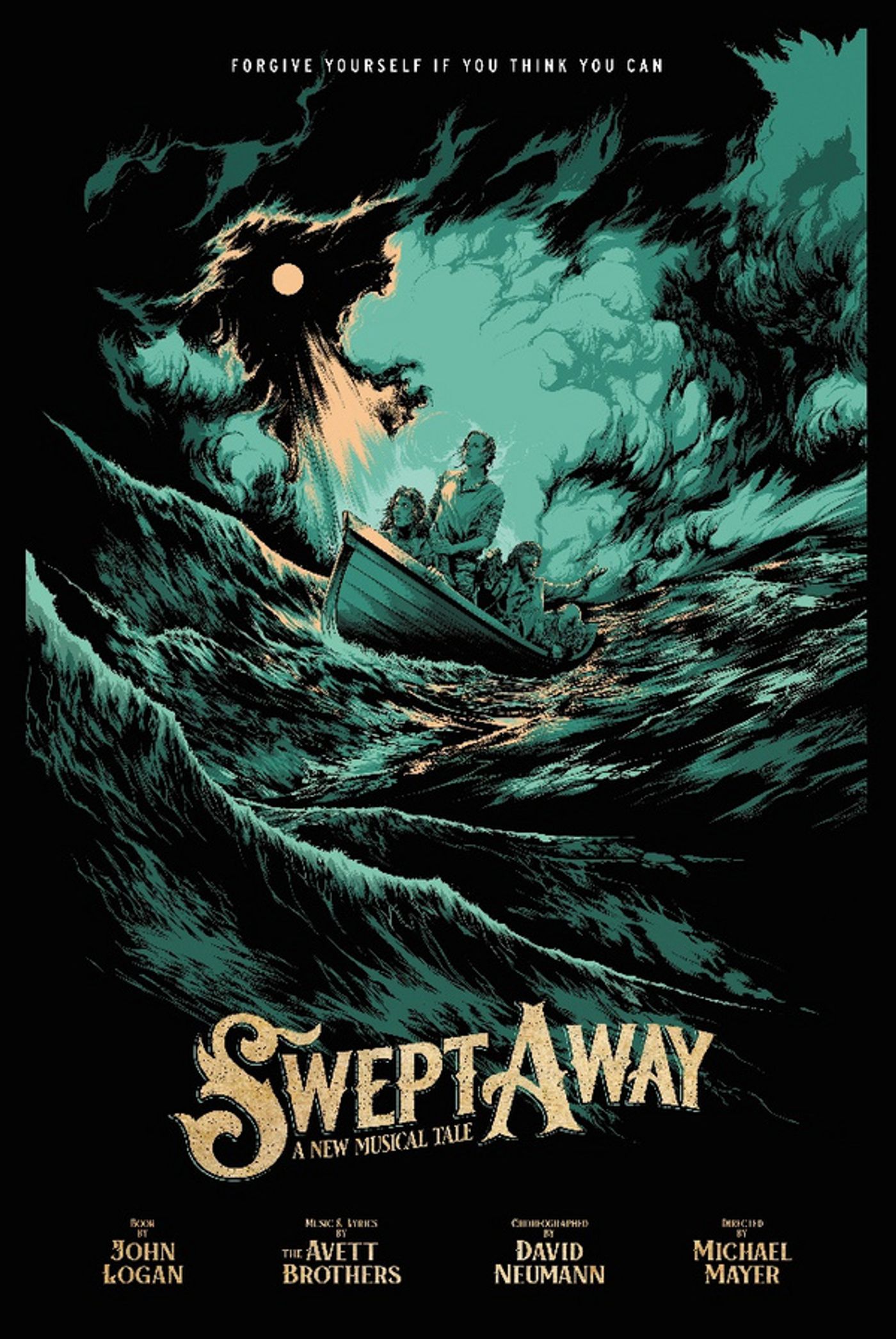 First Look at the Avett Brothers Musical SWEPT AWAY Key Art in Collaboration With Poster Artist Ken Taylor  Image