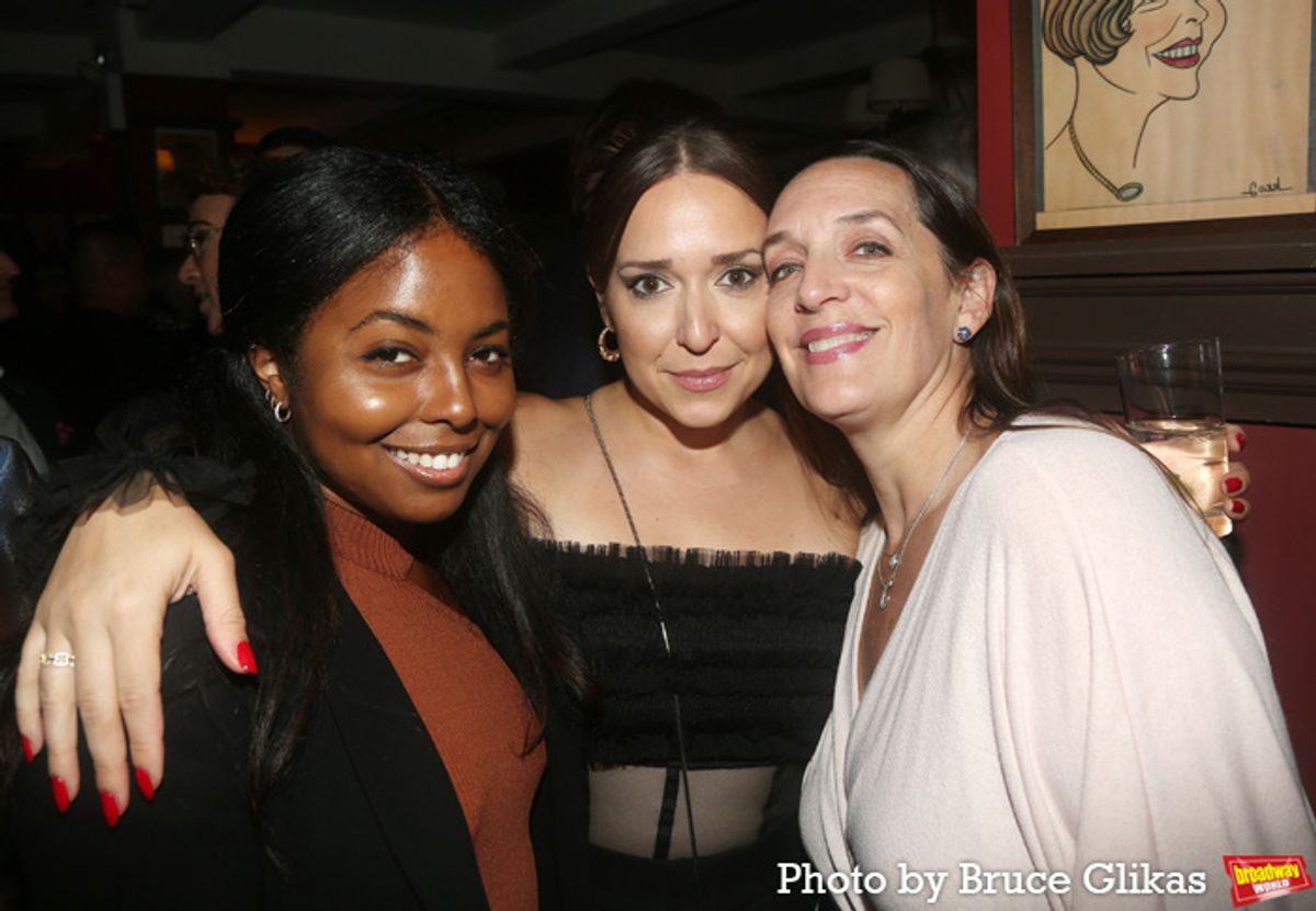 Adrienne Warren, Jessica Vosk and Julia Murney  at 