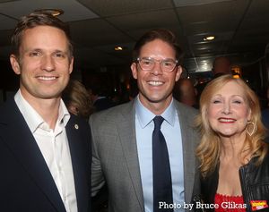 Erik Bottcher, Frank DiLella and Patricia Clarkson Photo