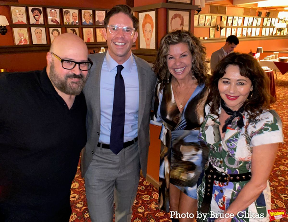 Bruce Glikas, Frank DiLella, Rachelle Rak and Frances Ruffelle at 