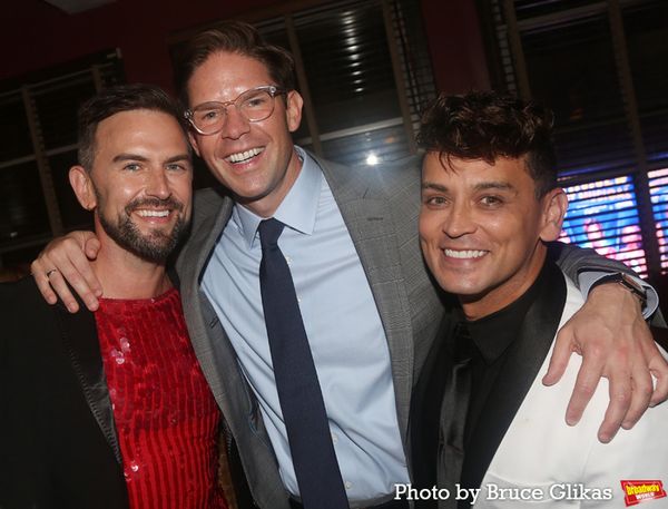 Daniel Reichard, Frank DiLella and Michael Longoria Photo