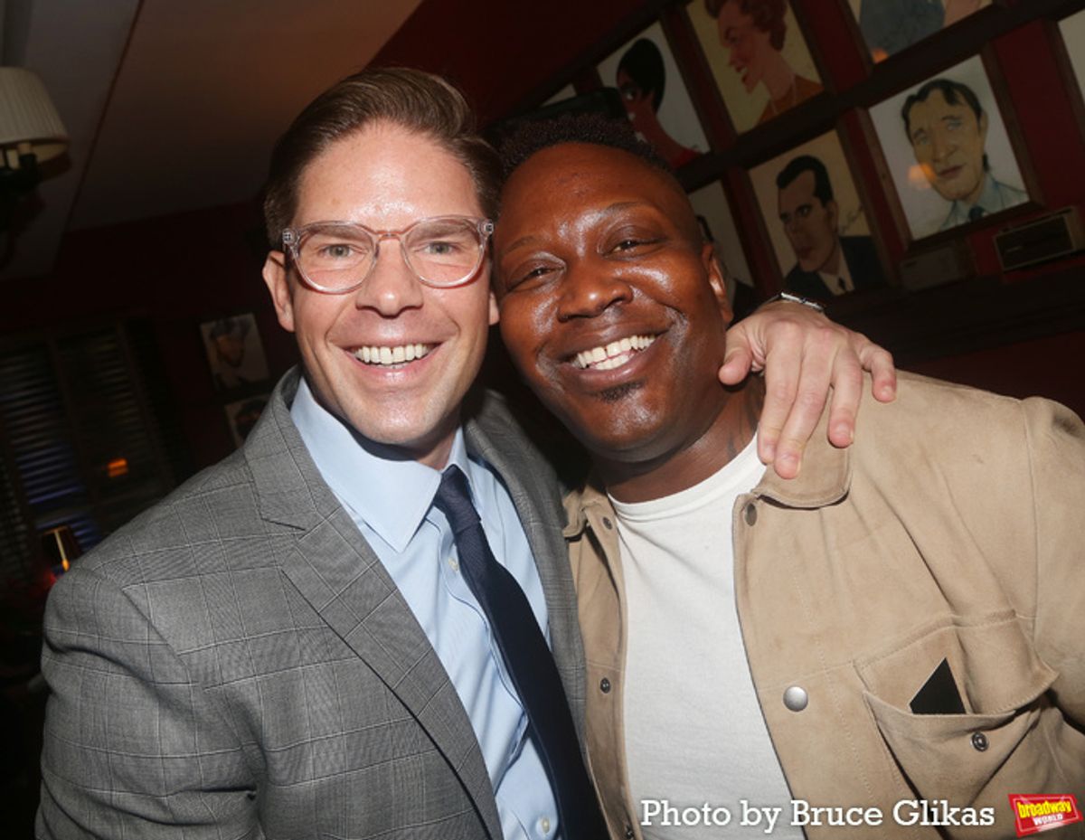 Frank DiLella and Tituss Burgess at 
