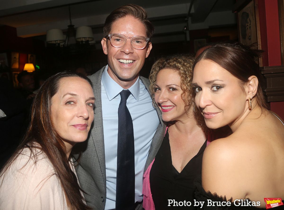Julia Murney, Frank DiLella, Donna Vivino and Jessica Vosk at 