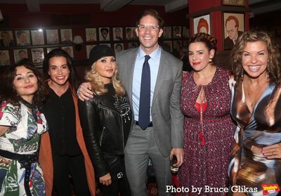 Frances Ruffelle, Jenna Leigh Green, Orfeh, Frank DiLella, Alysha Umphress and Rachel Photo
