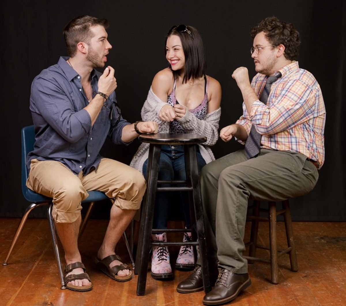 Adam Hagenbuch, Ashley Platz and Will Block at 