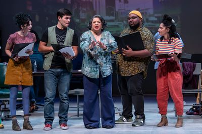 Shubhangi Kuchibhotla, Derek Garza, Kim Bey, Shaquille Stewart and Constance Swain  Photo