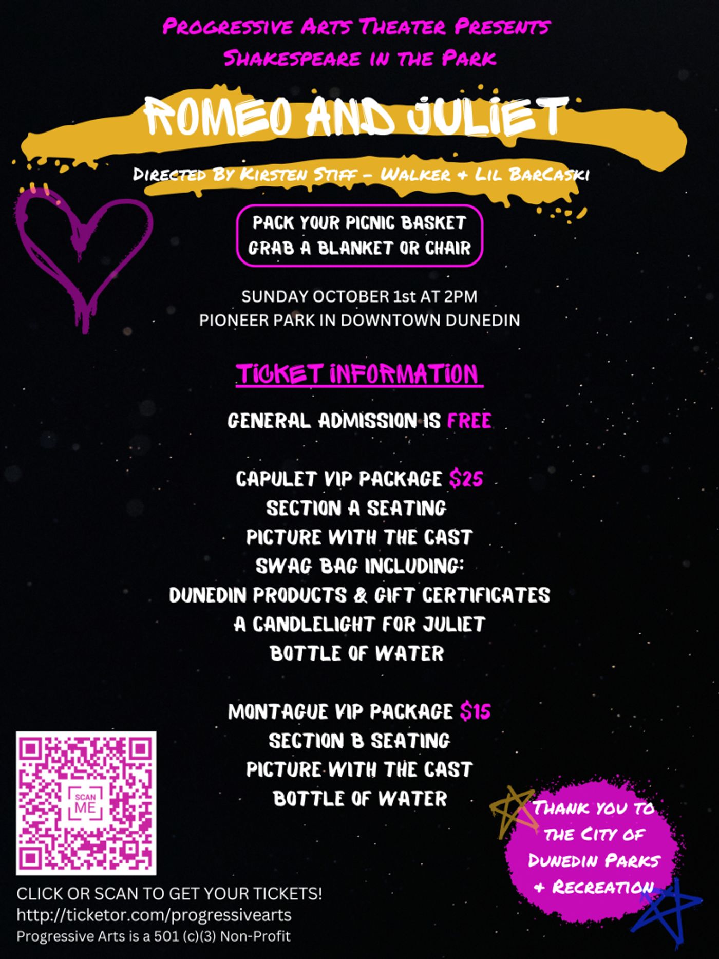 Previews: ROMEO AND JULIET at Progressive Arts Theatre  Image