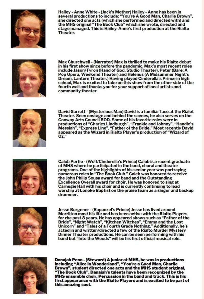 Review: INTO THE WOODS at Rialto Community Theatre  Image