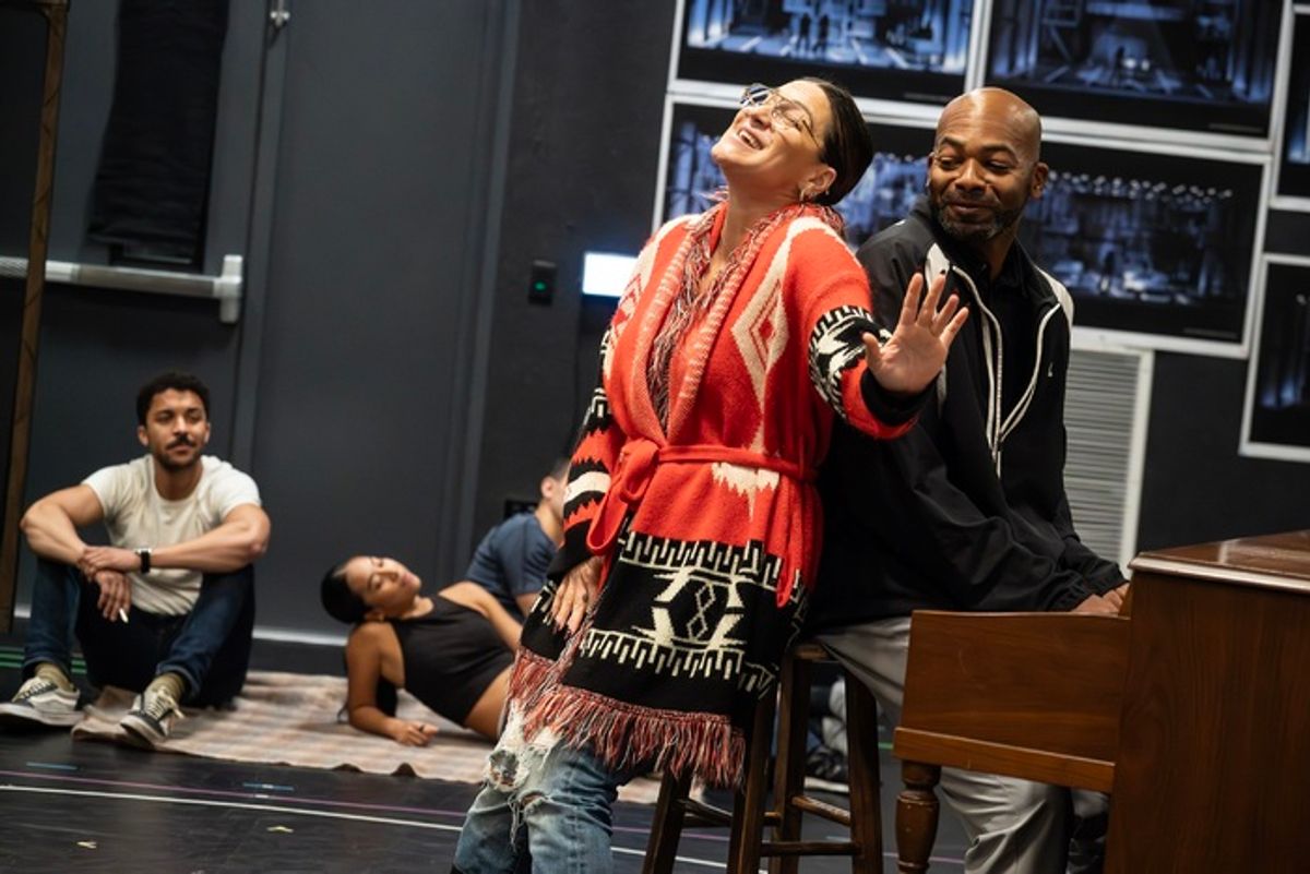 Shoshana Bean and Brandon Victor Dixon  at 