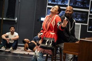 Shoshana Bean and Brandon Victor Dixon @ BroadwayWorld Shoshana Bean and Brandon Victor Dixon Photo