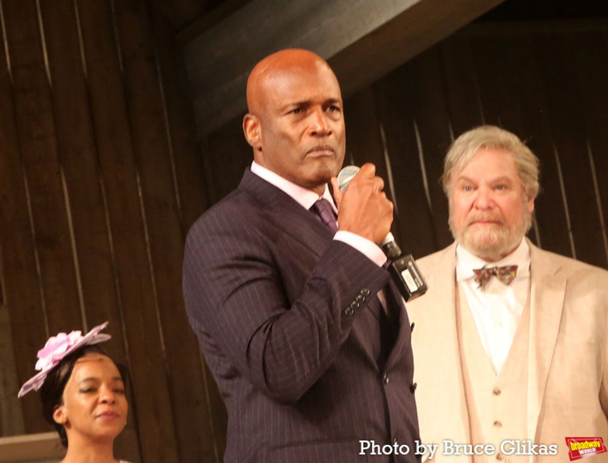 Kara Young, Director Kenny Leon and Jay O. Sanders at 