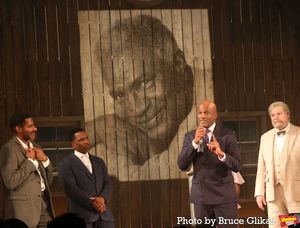 Billy Eugene Jones, Leslie Odom Jr., Director Kenny Leon and Jay O. Sanders Photo