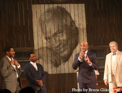 Billy Eugene Jones, Leslie Odom Jr., Director Kenny Leon and Jay O. Sanders Photo
