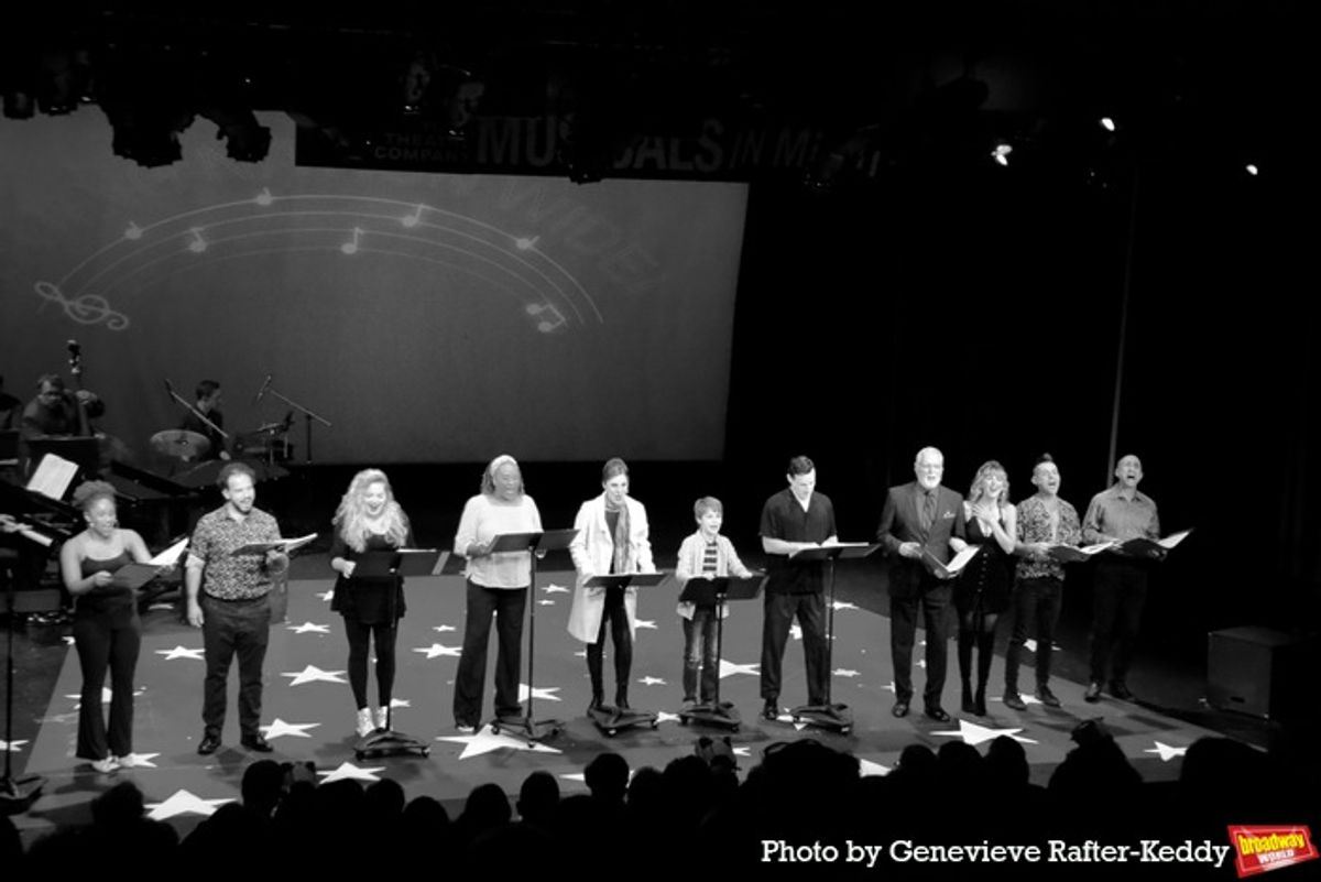 Maria Wirries, Felipe Barbosa Bombonato, Jillian Louis, Danielle Lee Greaves, Mara Davi, Benjamin Pajak, Max von Essen, Robert Cuccioli, Gia Milo, Nick Cearley and Jonathan Brody at 