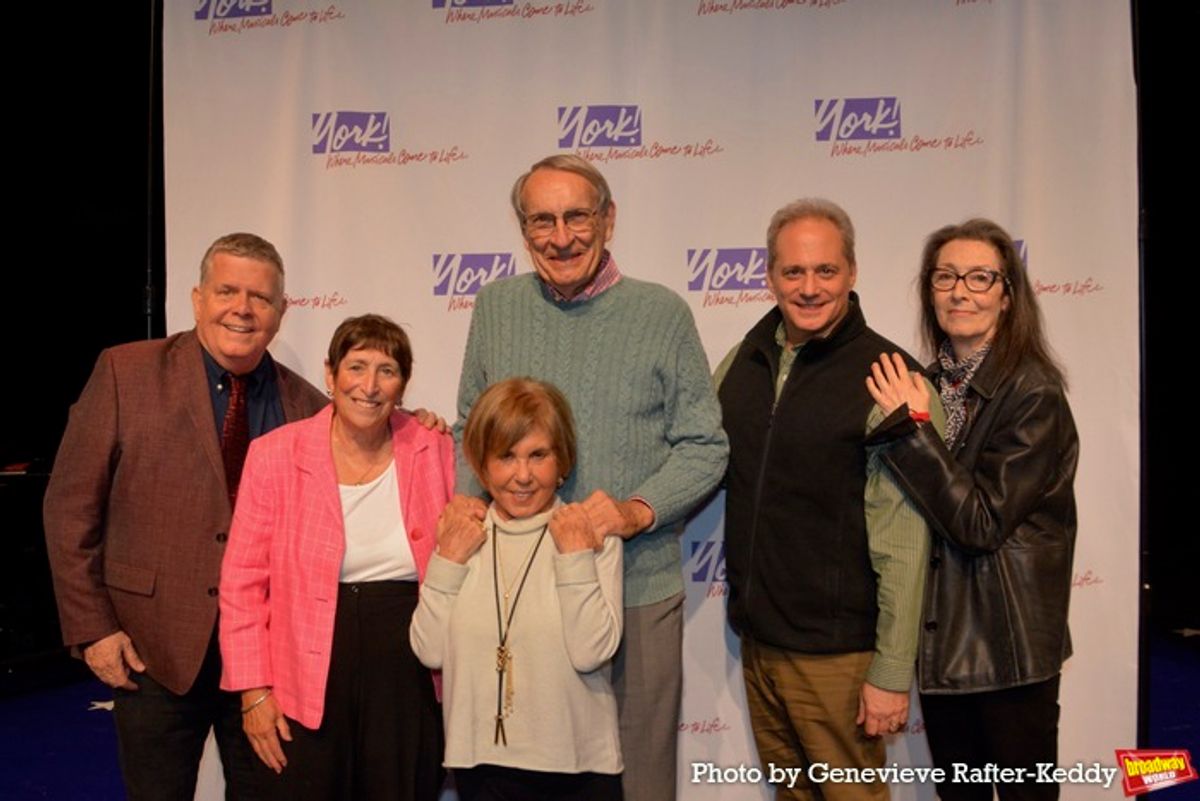 Members of The York Theatre Board-James Morgan, Joan Ross Sorkin, Riki Kane Larimer, W. David McCoy, Laurence Holzman and Joan T. Mischo at 