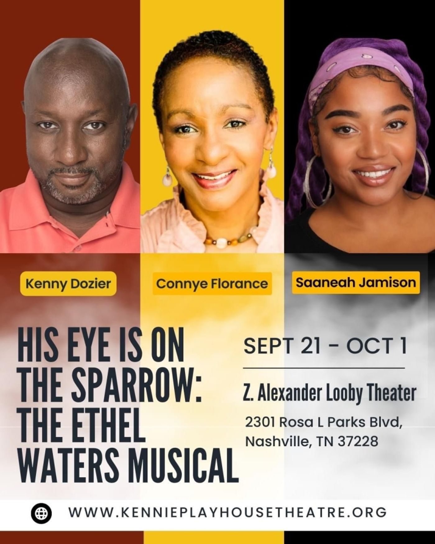 Florance and Jamison Star As Ethel Waters in Kennie Playhouse Theatre's HIS EYE IS ON THE SPARROW  Image