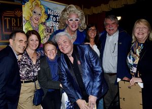 Doris dear with Broadway producers and Richard Skipper Photo