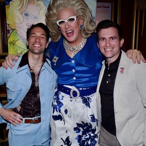 Doris Dear with actor Nick Varricchio and  Emmy Award winner Mathew Kilgore  Photo