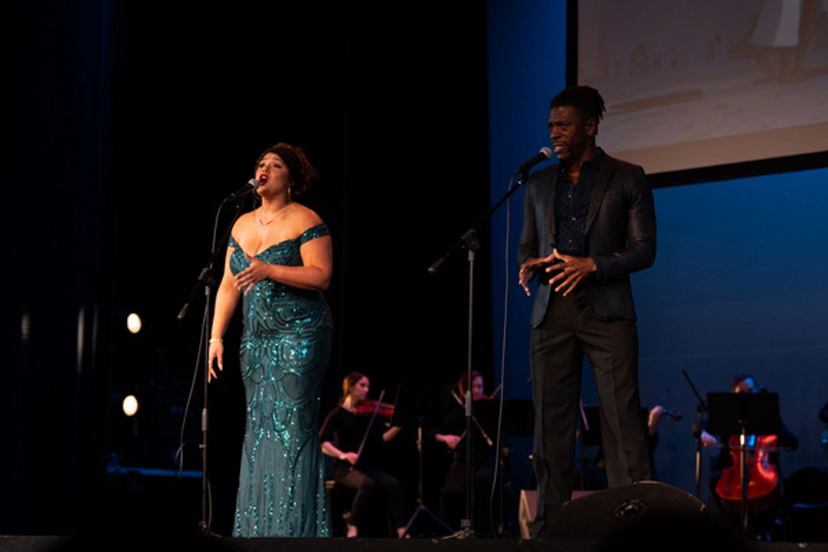 Lydia Burke and Curtis Bannister  at 