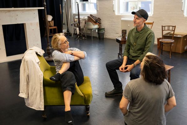 Kristin Scott Thomas, Ian Rickson, Lucy Cullingford Photo